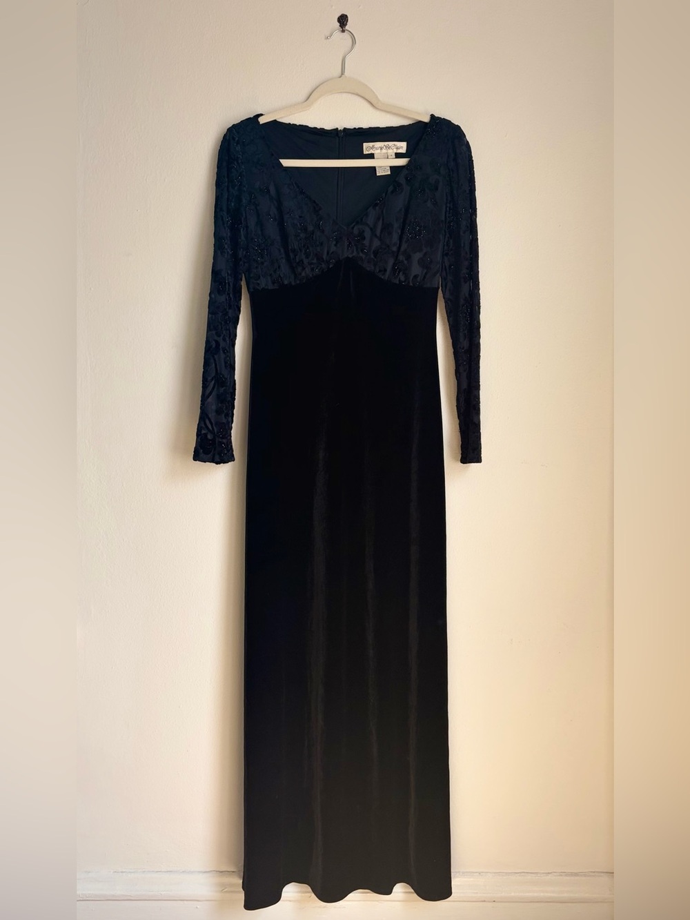 Vintage Marie St. Claire Black Gown
